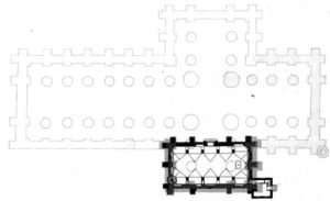 Grundriss der Klosterkirche